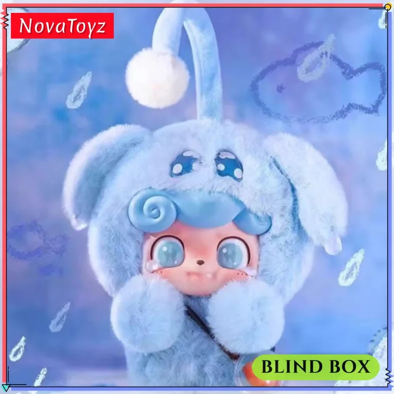 

Оригинальная серия Q.Kid Emotional Hairy Monsters, слепая коробка, загадочная коробка, игрушка, кавайная кукла, креативный рюкзак, подвеска для девочек, подарок, декор