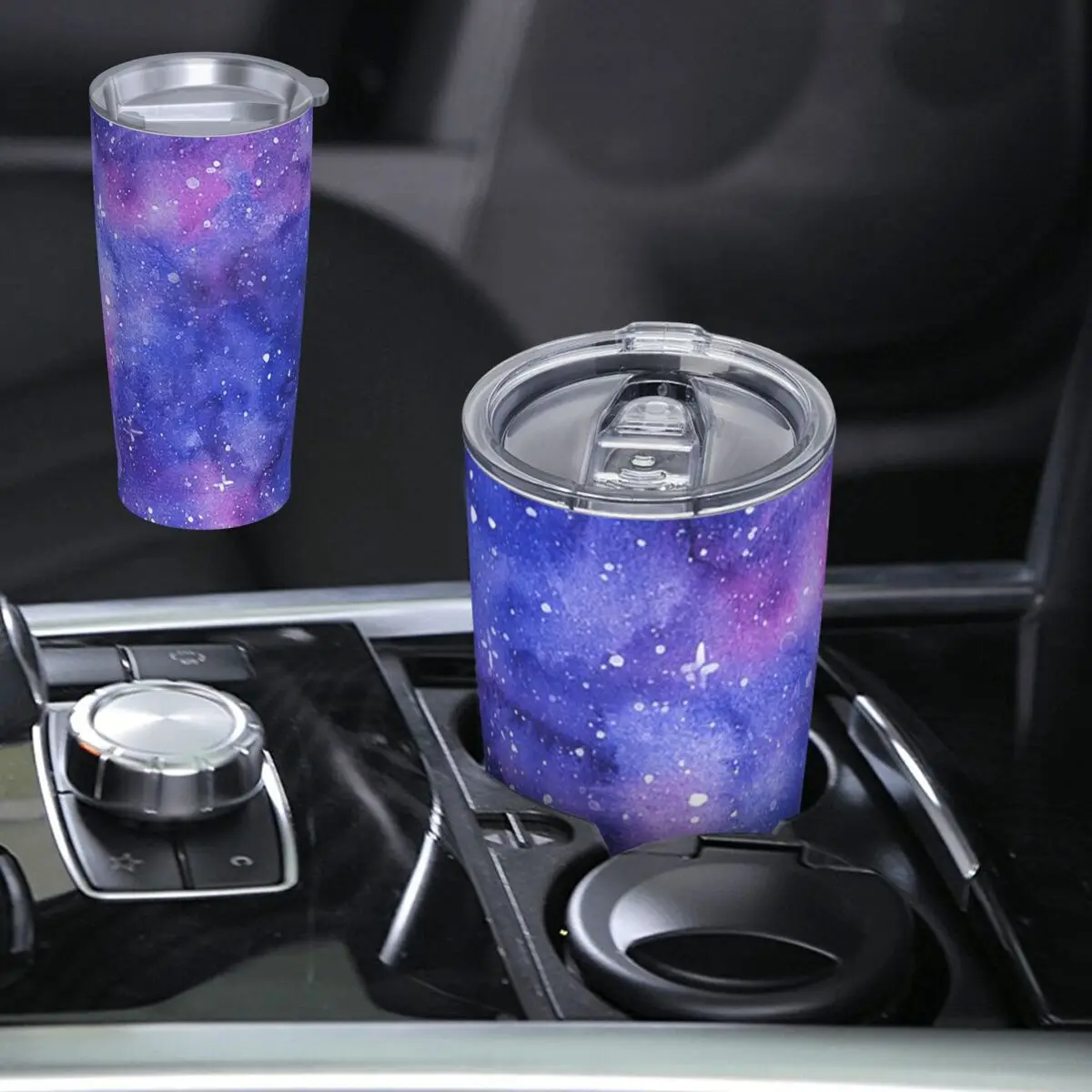 Space Galaxy Constellation Stainless Steel Tumbler Vacuum Insulated Mug Thermal Cold Cups Straws With Lid 20oz