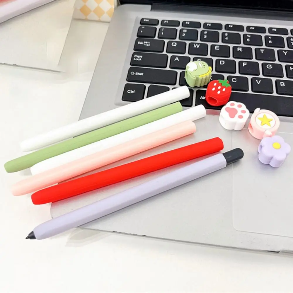 Cute Cartoon Tablet Touch Pencil Case Silicone Stylus Protective Cover for Samsung Galaxy Tab S7/S8/S9 Plus Ultra S Pen Sleeve