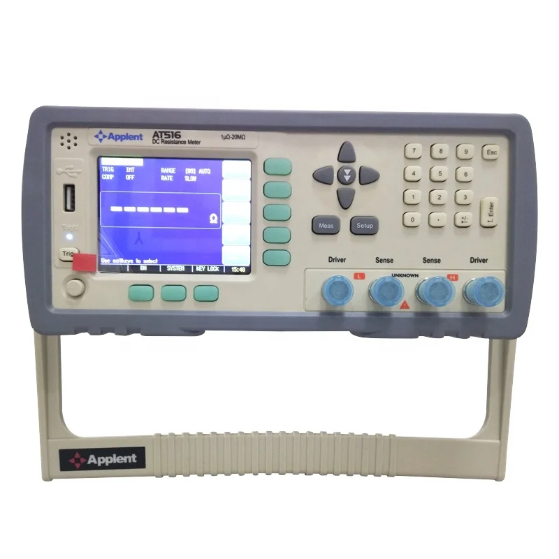 Ranlraka High Precision DC Low Resistance Tester 1µΩ-20MΩ 0 05% Accuracy Multi-Range 140 Readings/s Instrument Micro Ohmmeter
