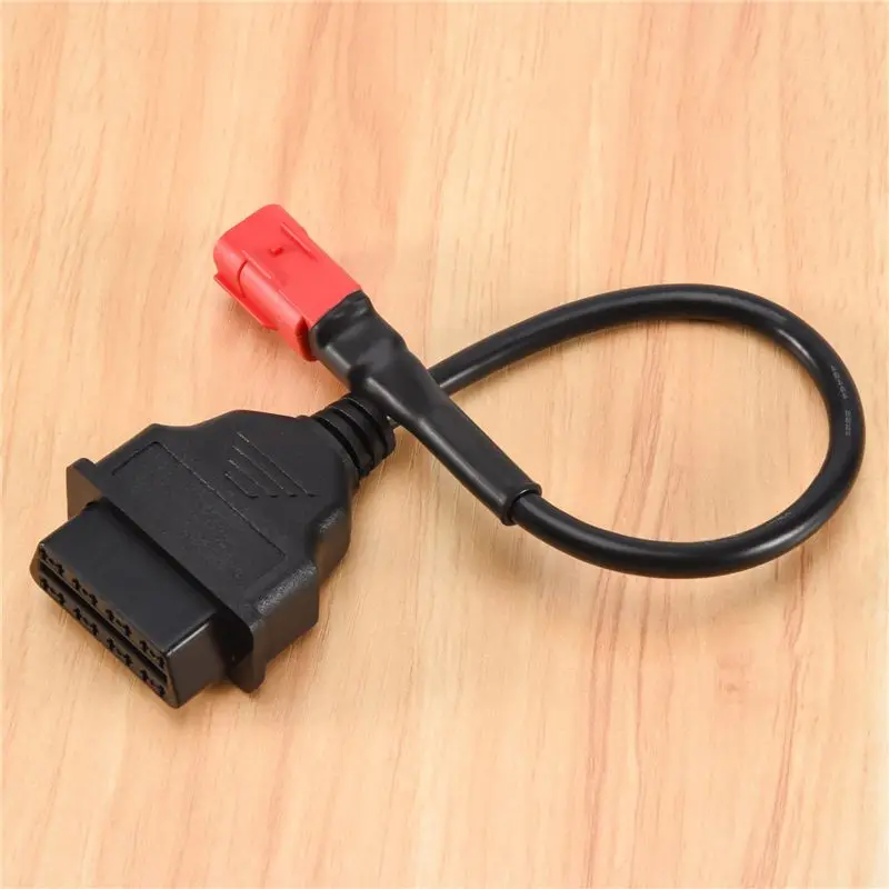 Efficientt-6 To 16 Pin Motorcycle OBD Adaptors OBD2 Diagnostic Cable Extension Connectors For Honda BENELLI
