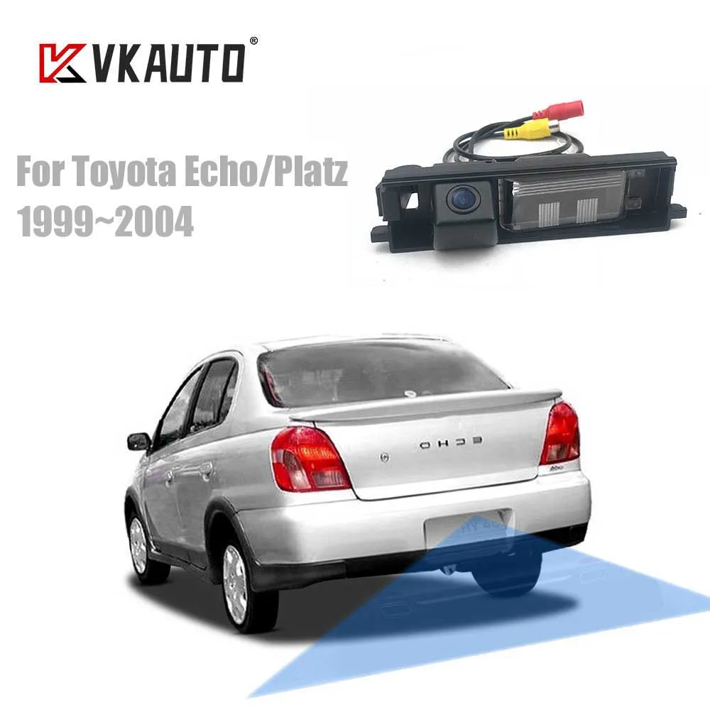 VKAUTO Rear View Camera For Toyota Echo/For Toyota Platz P10 1999~2004 CCD HD Reversing Backup Parking Camera Night Vision