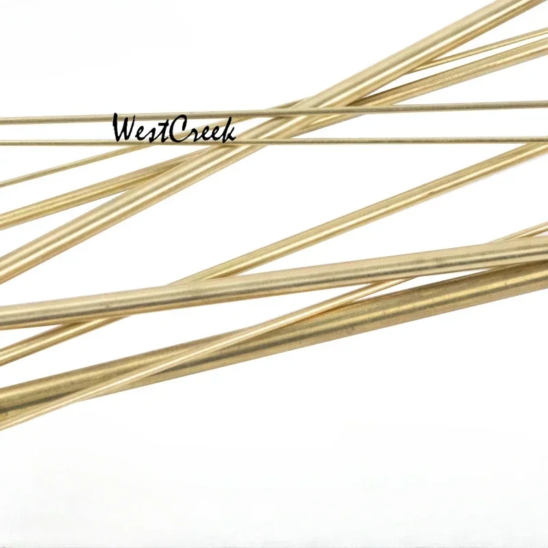 WESTCREEK 2.3mm 2.4mm 2.5mm 2.6mm 2.8mm 3mm 3.2mm 3.5mm diameter H62 brass stick round brass rod brass wire and rod  bar