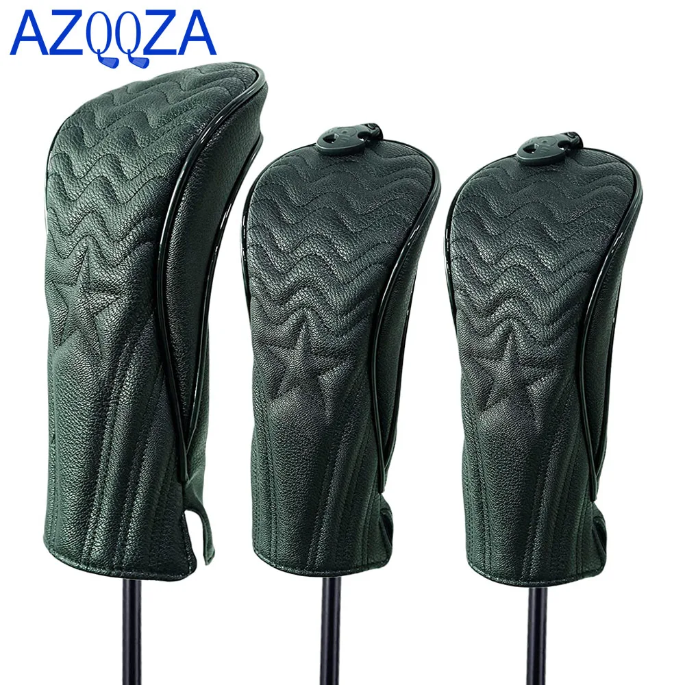 Cubiertas para cabezas de Golf que se ajustan a más de 1 madera (460cc) 2 Fairway Wood con etiqueta de número giratorio, se adapta a todas las