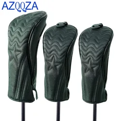 Golf Head Covers Fits Over 1 Wood (460cc) 2 Fairway Woods w/ Rotating Number Tag,Fits All Golf Brands