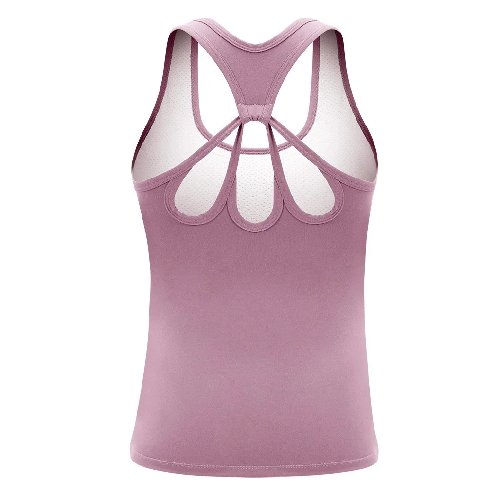 Yoga Vest Sport Singlet Women Athletic Fitness Sport Tank Tops Gym Running Training Yoga Shirts 2025