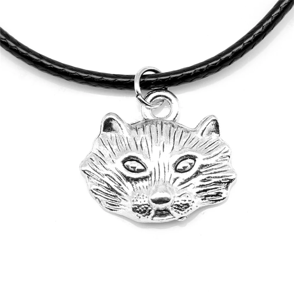 1 Piece Wolf Head Neck Chains Trendy Jewelry 17x19mm