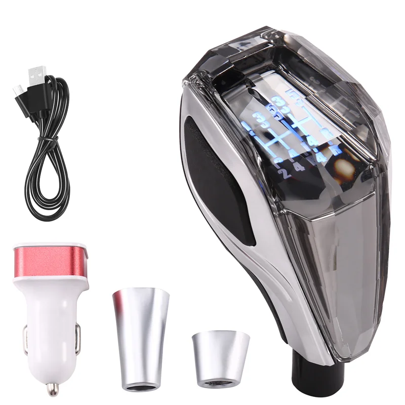 مقبض ناقل الحركة اليدوي للسيارة مقبض كريستال LED لسيارة تويوتا هوندا هيونداي نيسان العالمي