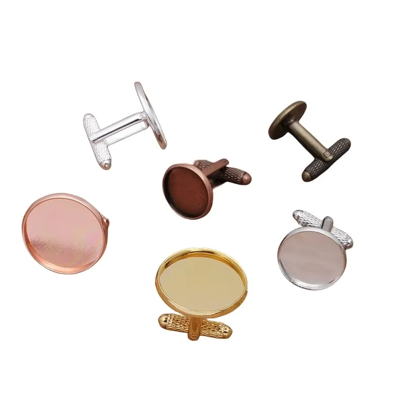 

BoYuTe (20 шт./лот) французский пустой лоток для запонок с кабошоном 12-14-16-18-20 мм, материалы ручной работы, ювелирные аксессуары