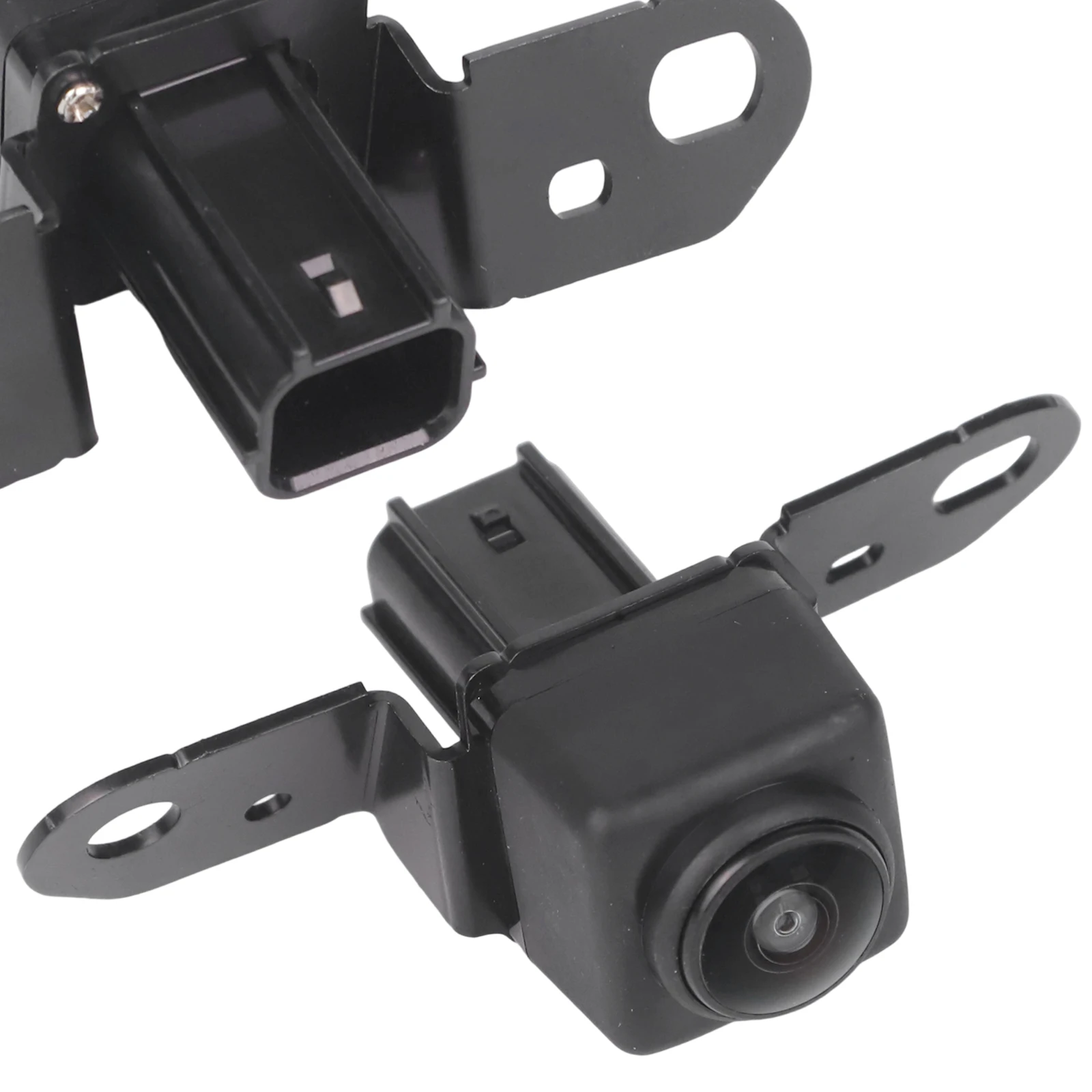 Car Parking Assistance 12V Black Front View Camera Parking Assist Camera Wear-resistant Feature Quick Installation Process
