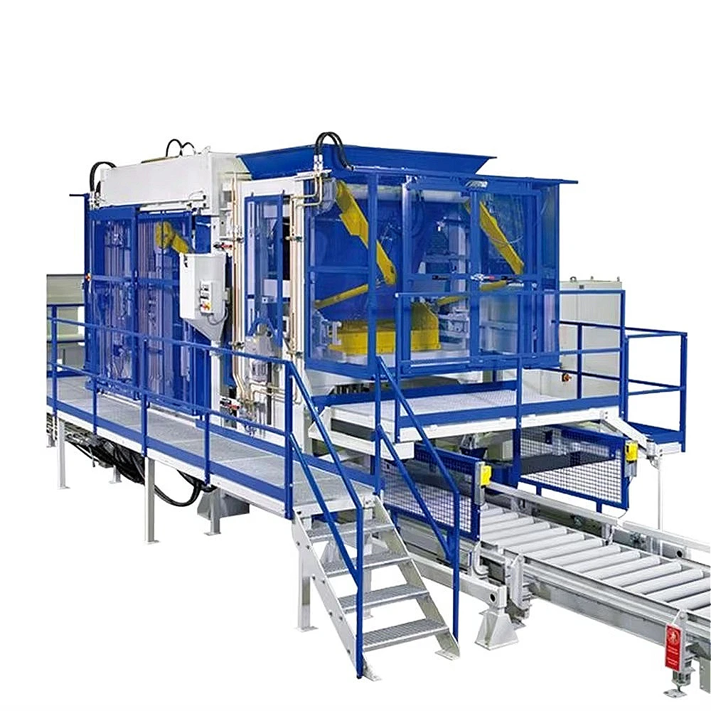 Mobile Brick Making Machine Concrete Block Maker With Hydraulic Pressure Hollow Interlock Paver Brick Ground Casting Customized