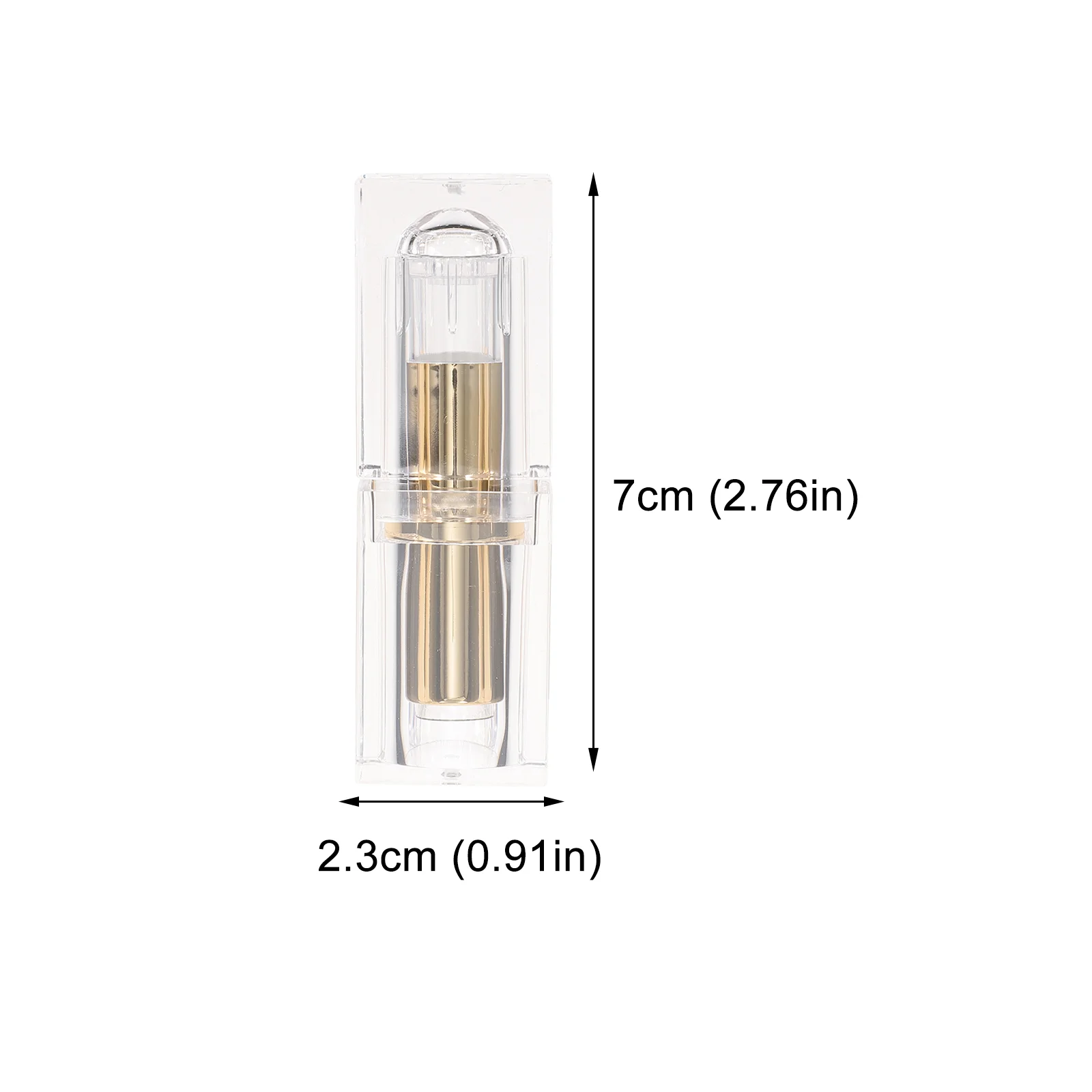 Recipientes De Armazenamento De Batom Portátil, Tubo Vazio, Tubos De Bálsamo Labial DIY, Acessórios De Cosméticos