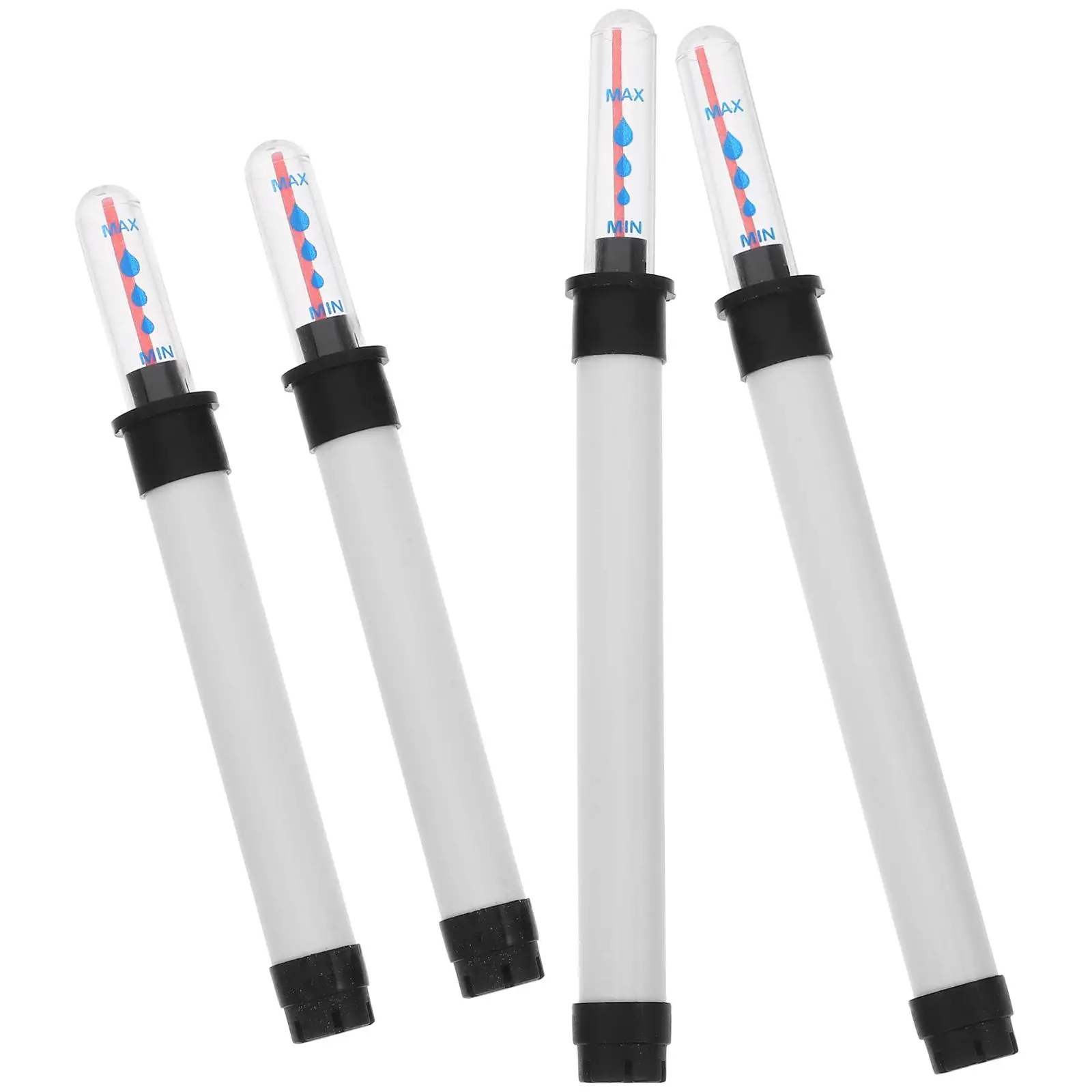 

4 Pcs Water Level Gauge Durable Float Design for Potted Plants Outdoor Use 120+150mm Hydroponic Moisture Indicator Scale