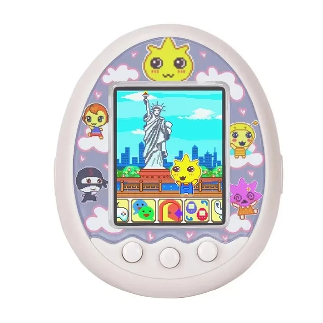ANTSIR Tamagotchi Elektronisches virtuelles Haustier mit Farbbildschirm, Spieltasche, interaktives virtuelles Haustier, Dating-Spielmaschine, Kinderspiel, Spielzeug, Mädchen 5