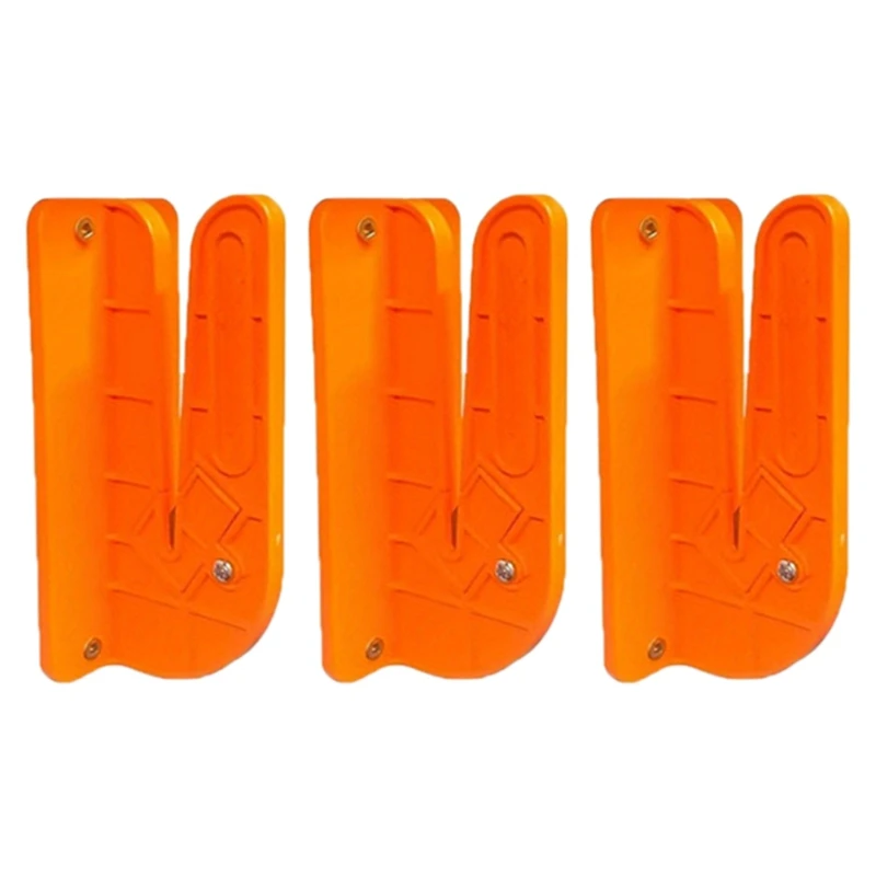 3Pcs Wall-Mounted Rag Cutter,Wall-Mounted Orange Cloth Cutter,The Ragcutter Easily Cut Old Sheets,T-Shirts,Towels