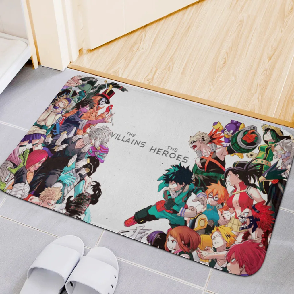 

Rug Bedroom Bathromm Carpet Anime-My-Hero-Academia Children Girls Bedroom Living Room Cartoon Floor Mat Doormat Decor