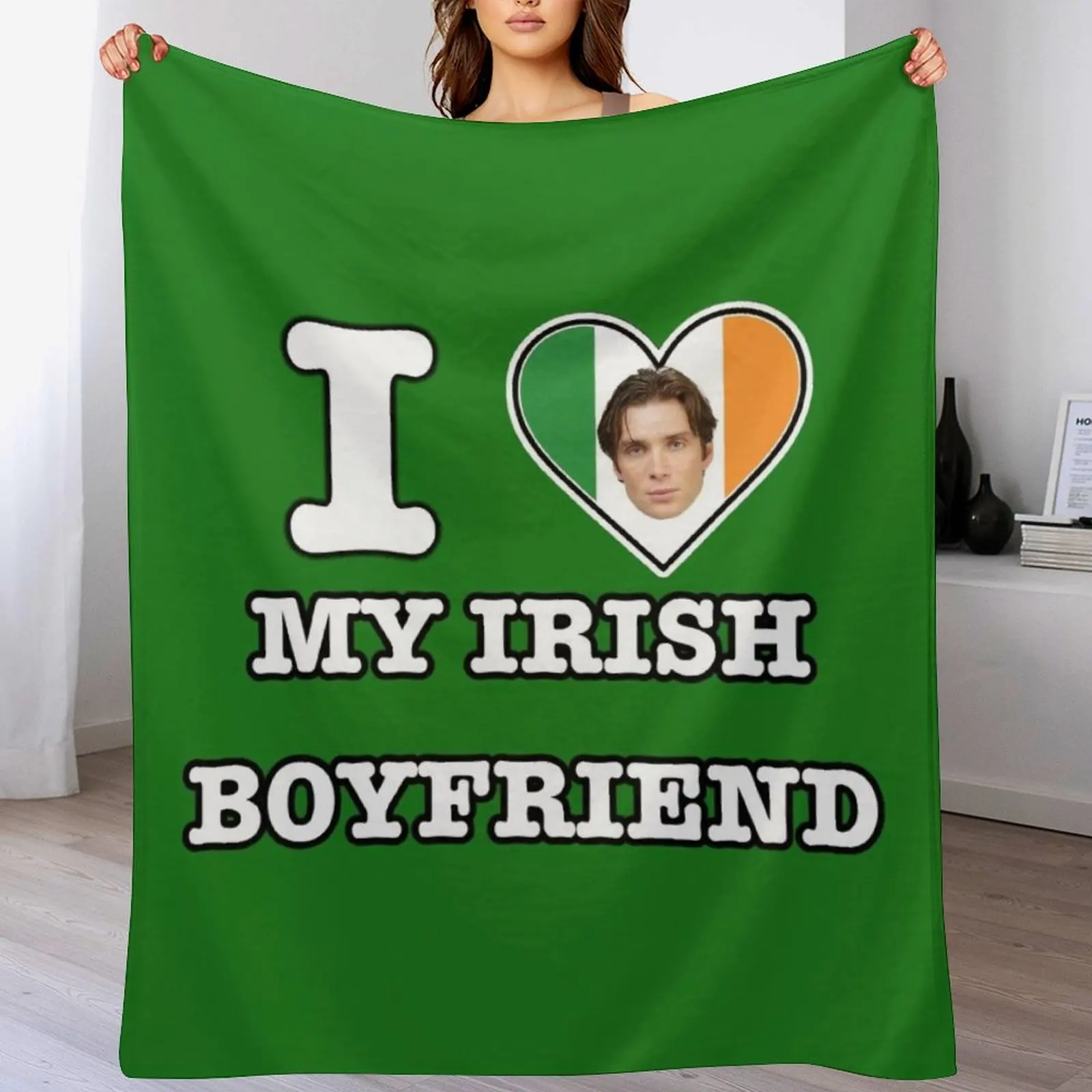 

Cillian Murphy Irish Boyfriend Throw Blanket Portable Lightweight Blanket for Travel Camping