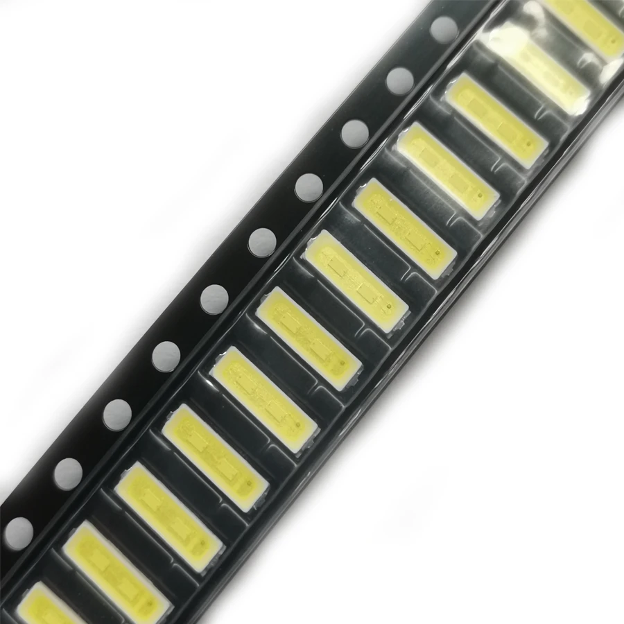 Imagem -02 - Luz de Fundo Led Branca Fria para Aplicação de tv Lextar Smd 7020 6v 1w 70x20 500 Pcs por Lote