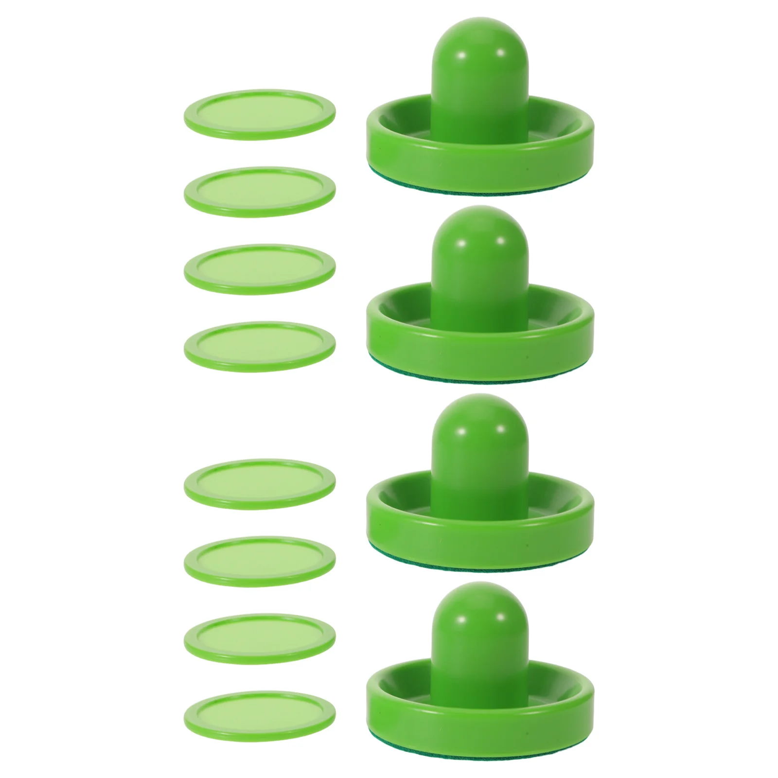 

2 set Tabletop Air Replacement Pucks Pushers Set Plastic Hockey Table Parts For Indoor Hockey Supplies Family Fun