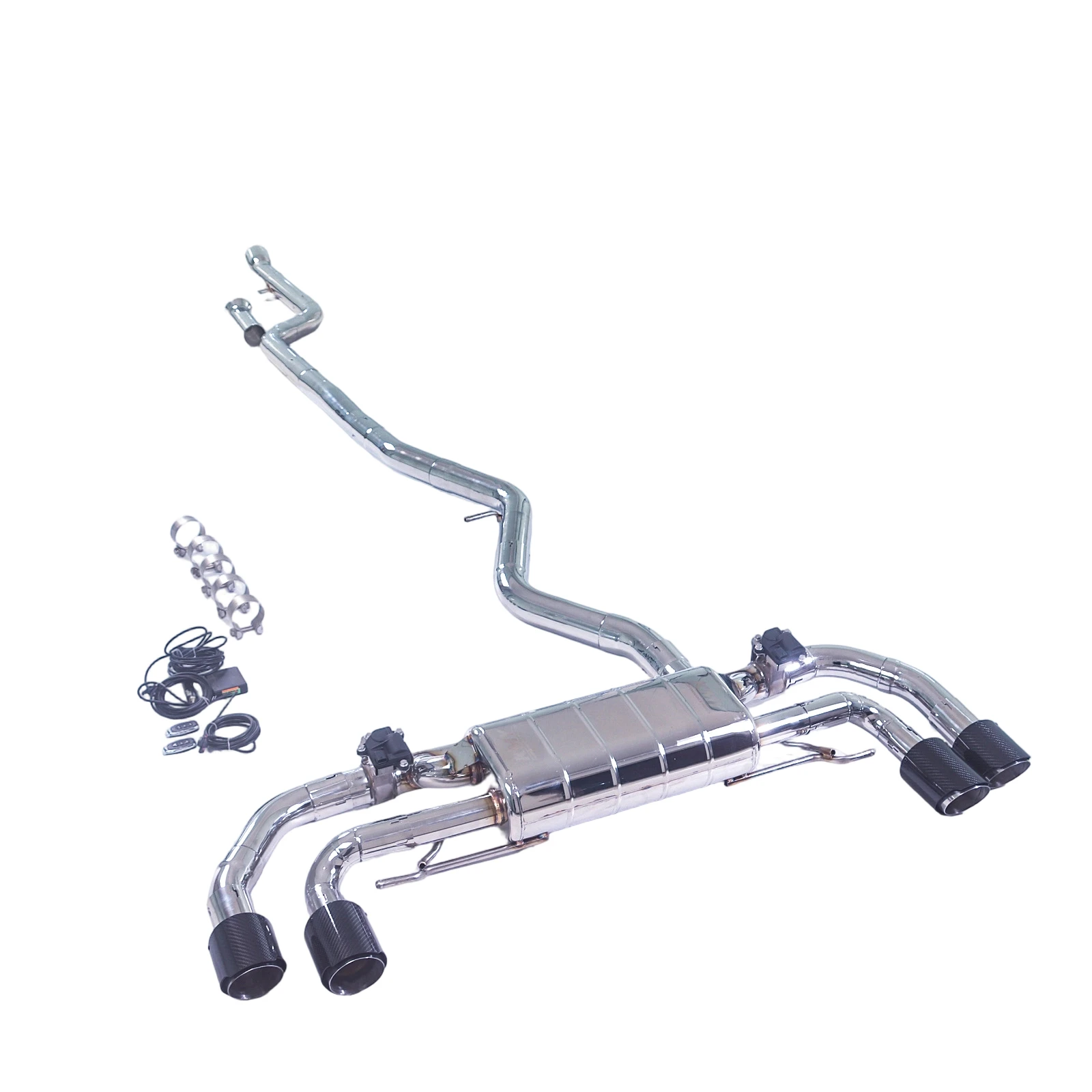 

DFC is applicable to the 2019-2024 BMW 330Li 2.0T G28 Catback stainless steel electronic valve high-performance exhaust system.