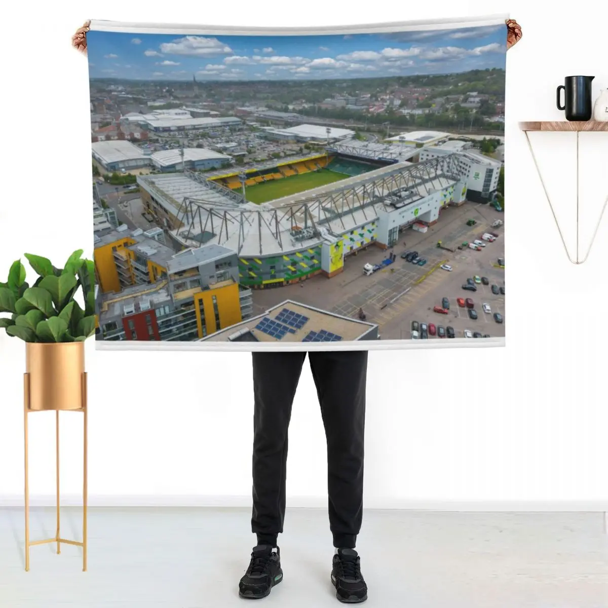 Carrow Road Throw Blanket Bed Fashionable Picnic For Decorative Sofa Weighted bed plaid Hairys Blankets