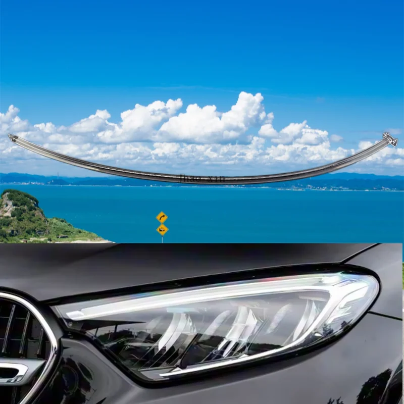 White Light Suitable For Mercedes-Benz GLC W254 LOW 23-2025 Car Headlights DRL Guide Strip Angel Eye Ballast Light Source Module