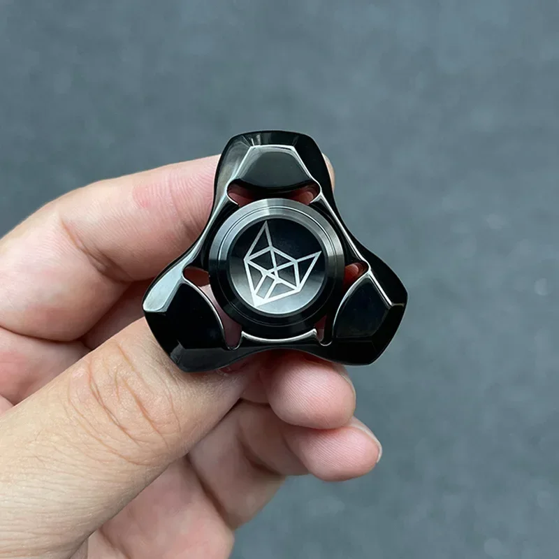 Aço inoxidável melhor fidget spinner alívio do estresse brinquedo giroscópio antiestresse mini descompressão mão girando topo para adultos autismo