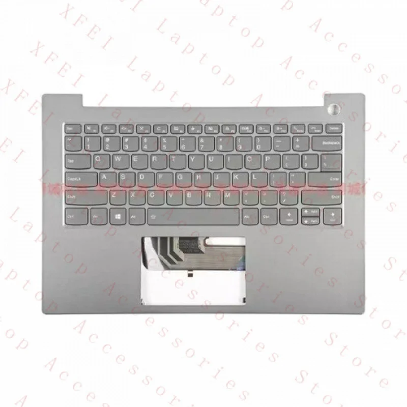 D  FOR Lenovo 6-14IIL IML IWL Silver-Grey Palmrest Upper Case Frame With Keyboard