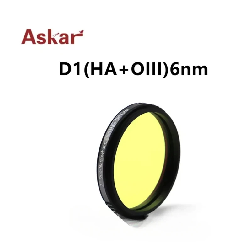 

Askar Color Magic Duo-узкий диапазон 6 нм D1(HA+Olll) Изобразирующий фильтр — 2 дюйма