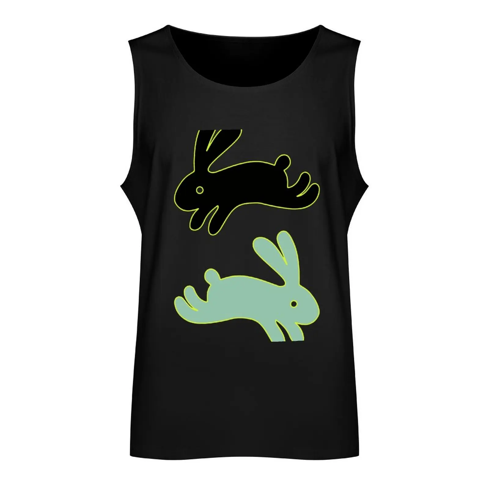 Bunny Honey Tank Top Men's summer t-shirt men clothings gym shirt man