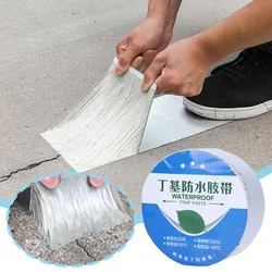 Aluminum Foil Butyl Rubber Tape Thick Self Adhesive Waterproof Sealant Tape Pool Roof Pipe Repair Stop Leak Foil Tape Butyl Tape