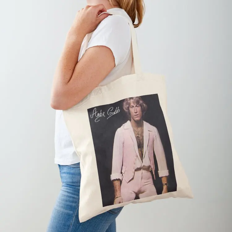 

Andy Gibb poster Tote Bag Big bag women Beach bag cloth woman Large bags for women