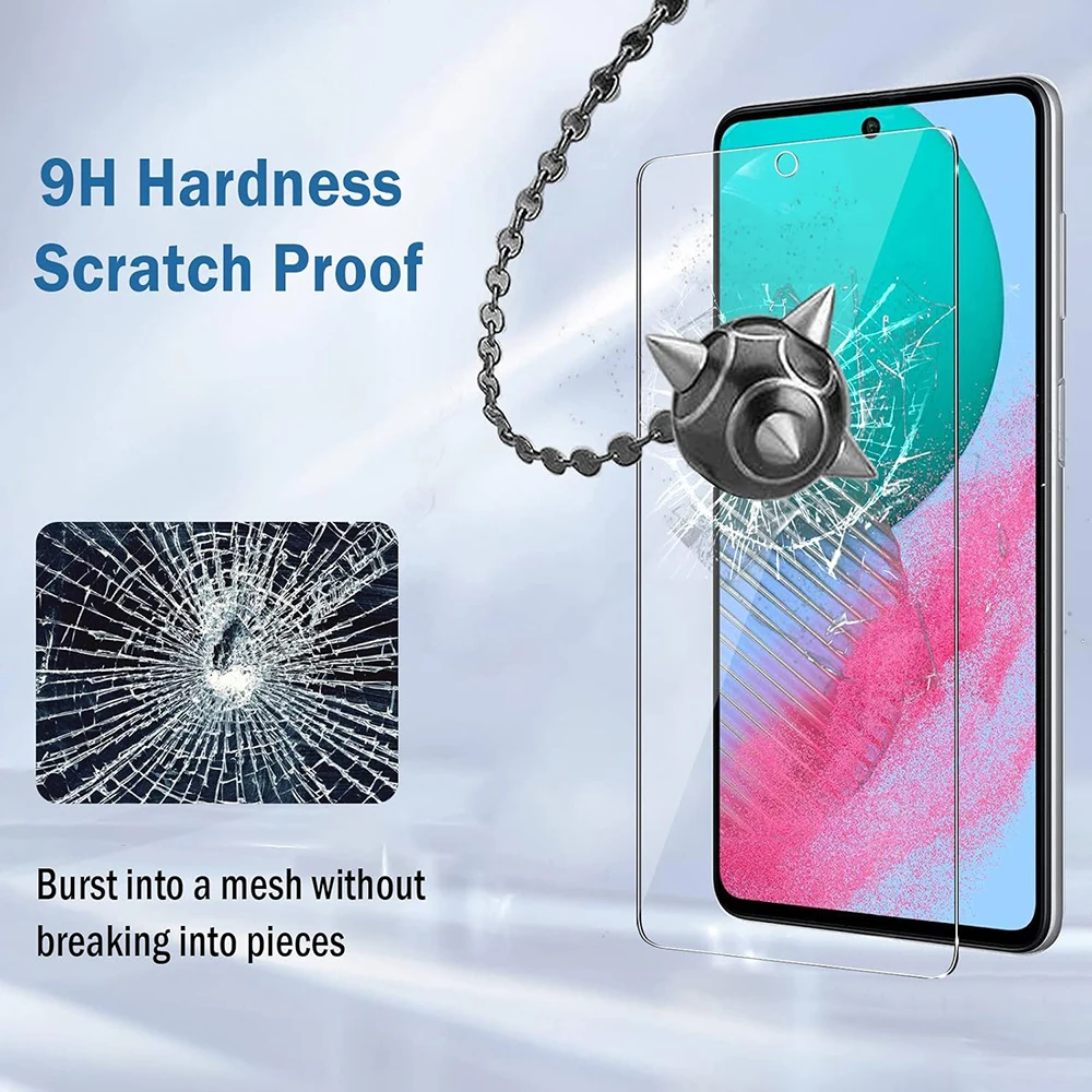 3PCS Tempered Glass for Samsung Galaxy F11 F41 F12 F42 F52 4G 5G F62 Screen Protector on Samsung F13 F23 F14 F34 F54 F19 F21 Pro