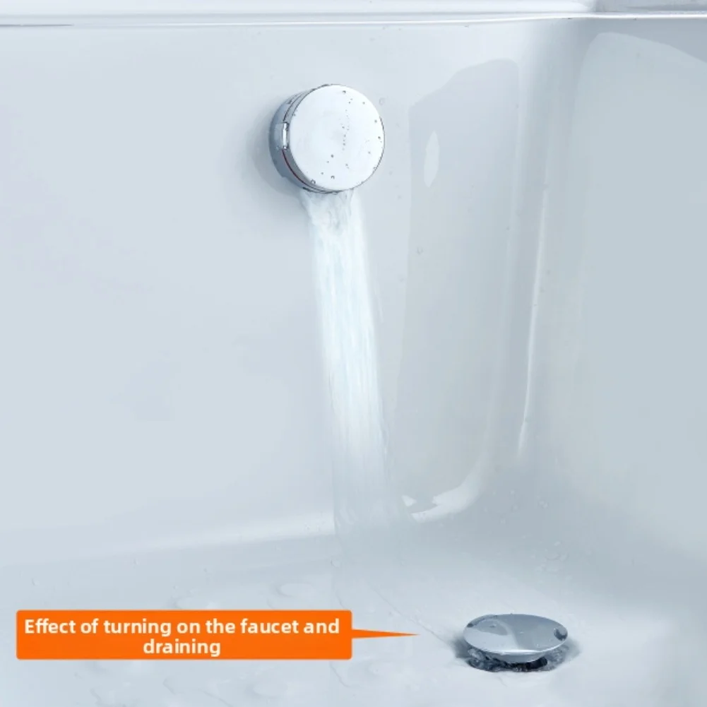 Bathroom Installation Bathtub Drain Kit Anti-clogging Anti Clogging Bathtub Drain Cyan-blue Integrated Design System