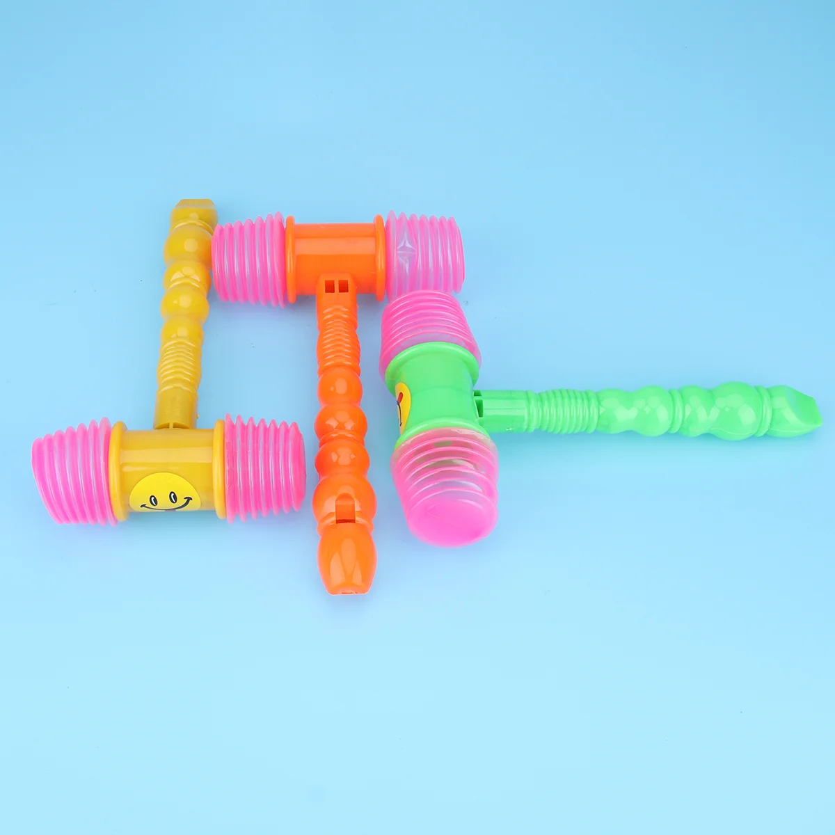 5pcs Baby Kids Music Whistle Sound Hammers Toy Children Educational Toy (Random Color) Baby music Hammer