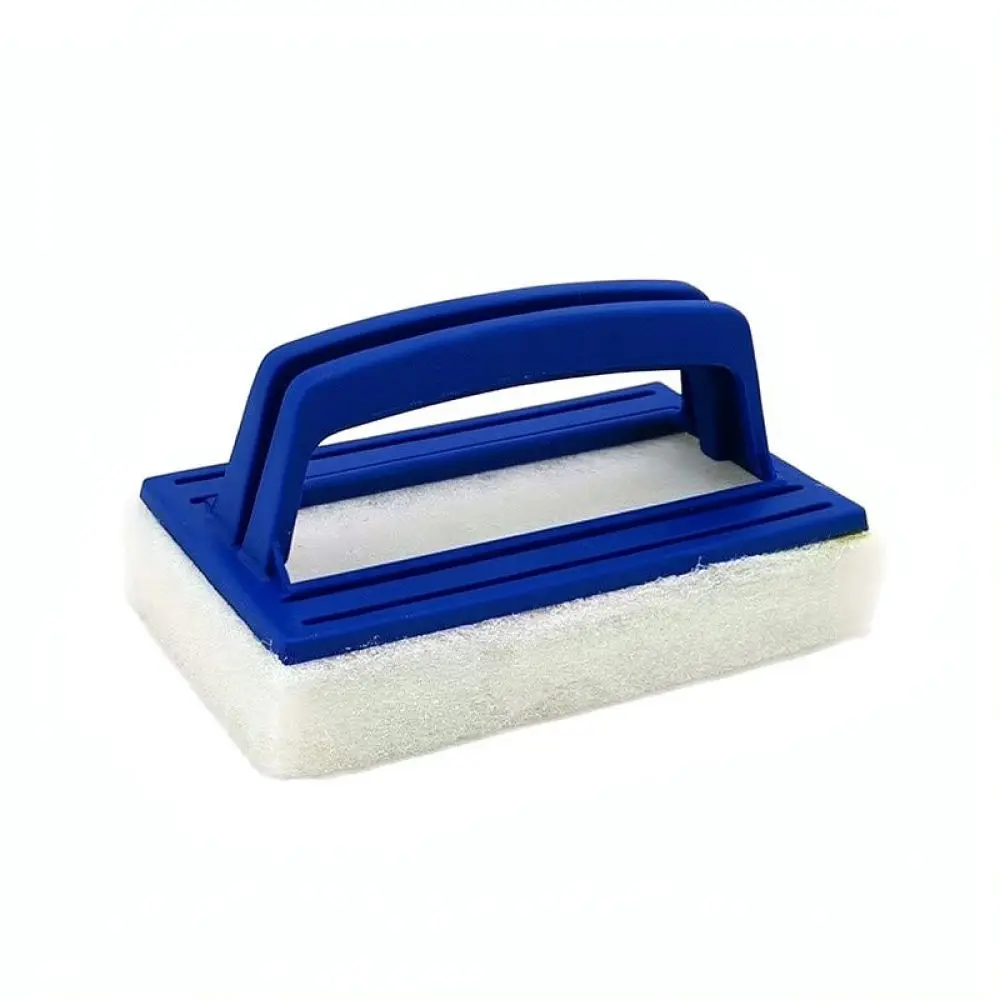 Swimming Pool Cleaning Brush Nylon Sponge Scrubber Pool Wall Floor Tile Maintenance Tool Durable Handheld Scrubbing Brush