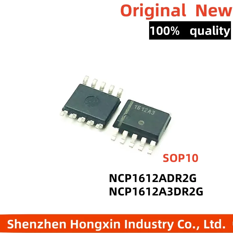 

(5piece) New NCP1612AR2G NCP1612A3DR2G 1612A 1612A3 sop-10 power management chip