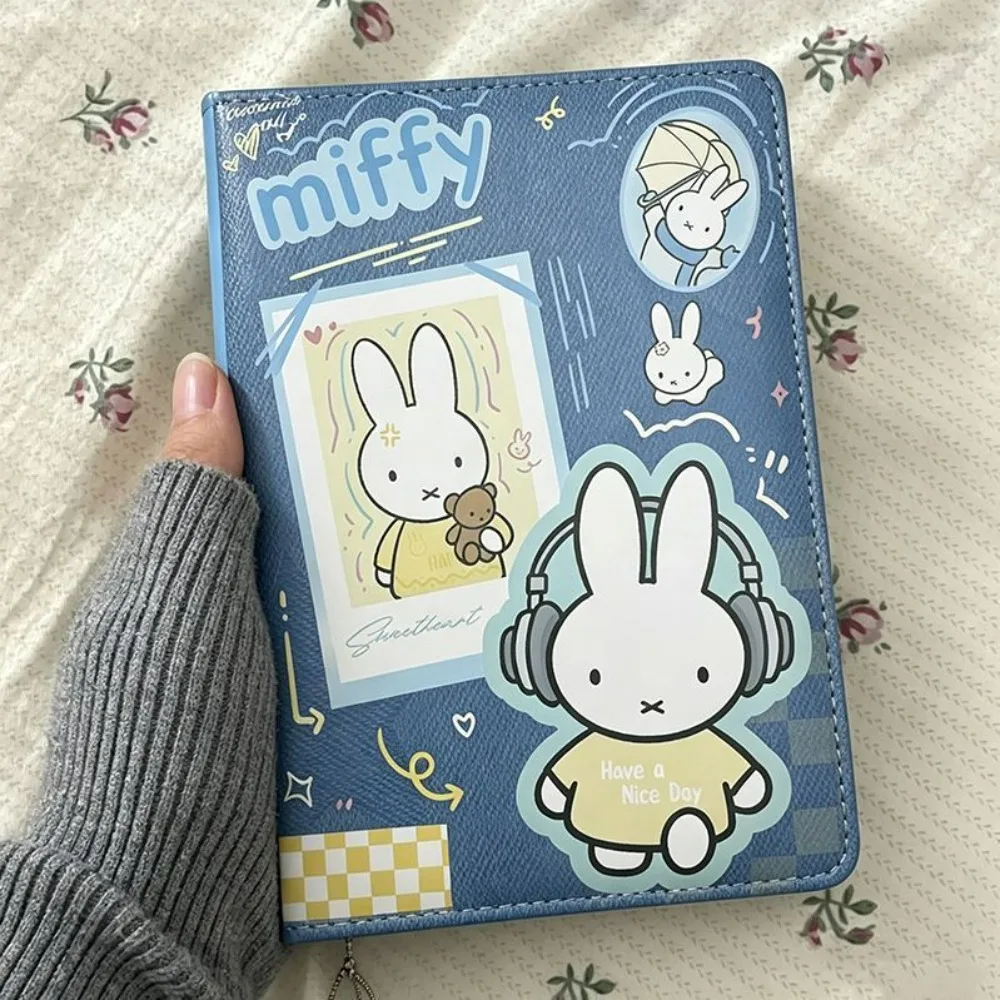 

Cute Miffy Rabbit Student Notebook Thickened Color Inner Page Journal Book Portable School Office Stationery Supplies