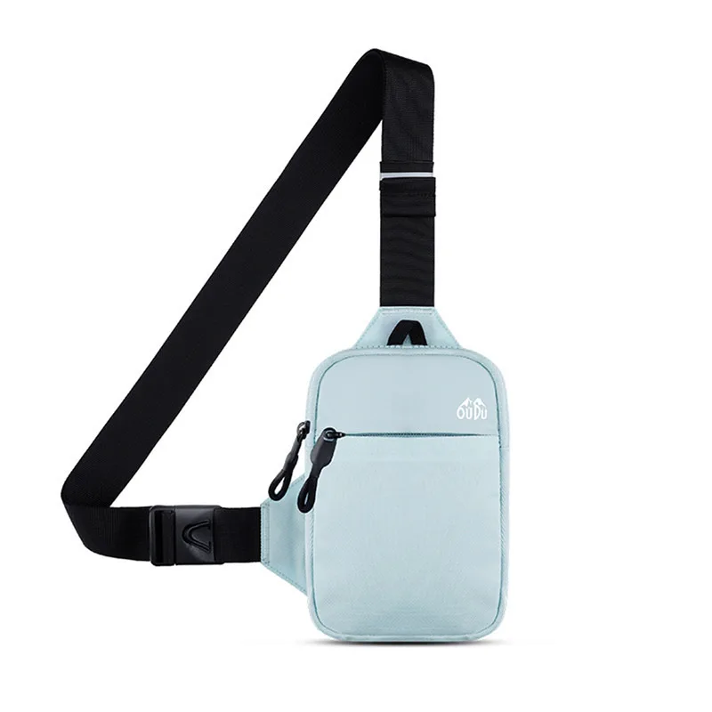 AliExpress NONE Casual Men Shoulder Chest Bag Nylon Waterproof Outdoor Sport Running Cycling Belt Bag Large Capacity Travel Phone Pouch Bag