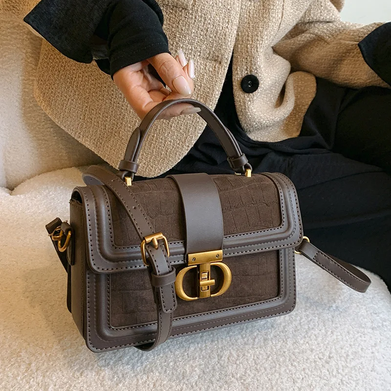 

Retro Crossbody Bags for Women Shoulder Bags Hand-held Small Square Bag Designer Bags Purse and Handbag Mother Kids Bag for Girl