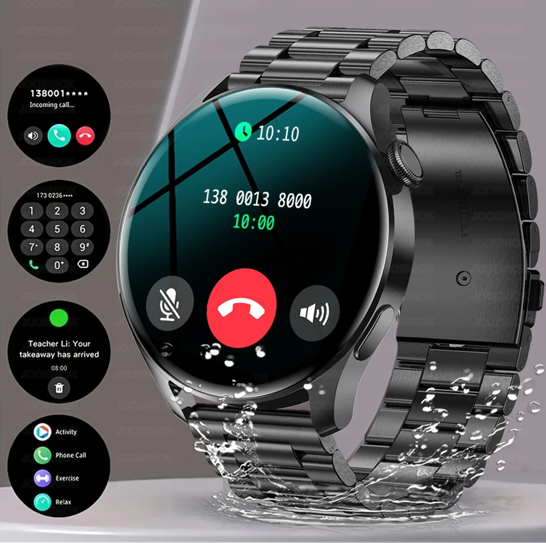 

2025New For Huawei Smart Watch Men GT3 PRO Sports Fitness Tracker Bracelet Heart Rate Health Monitoring Voice Calling Smartwatch