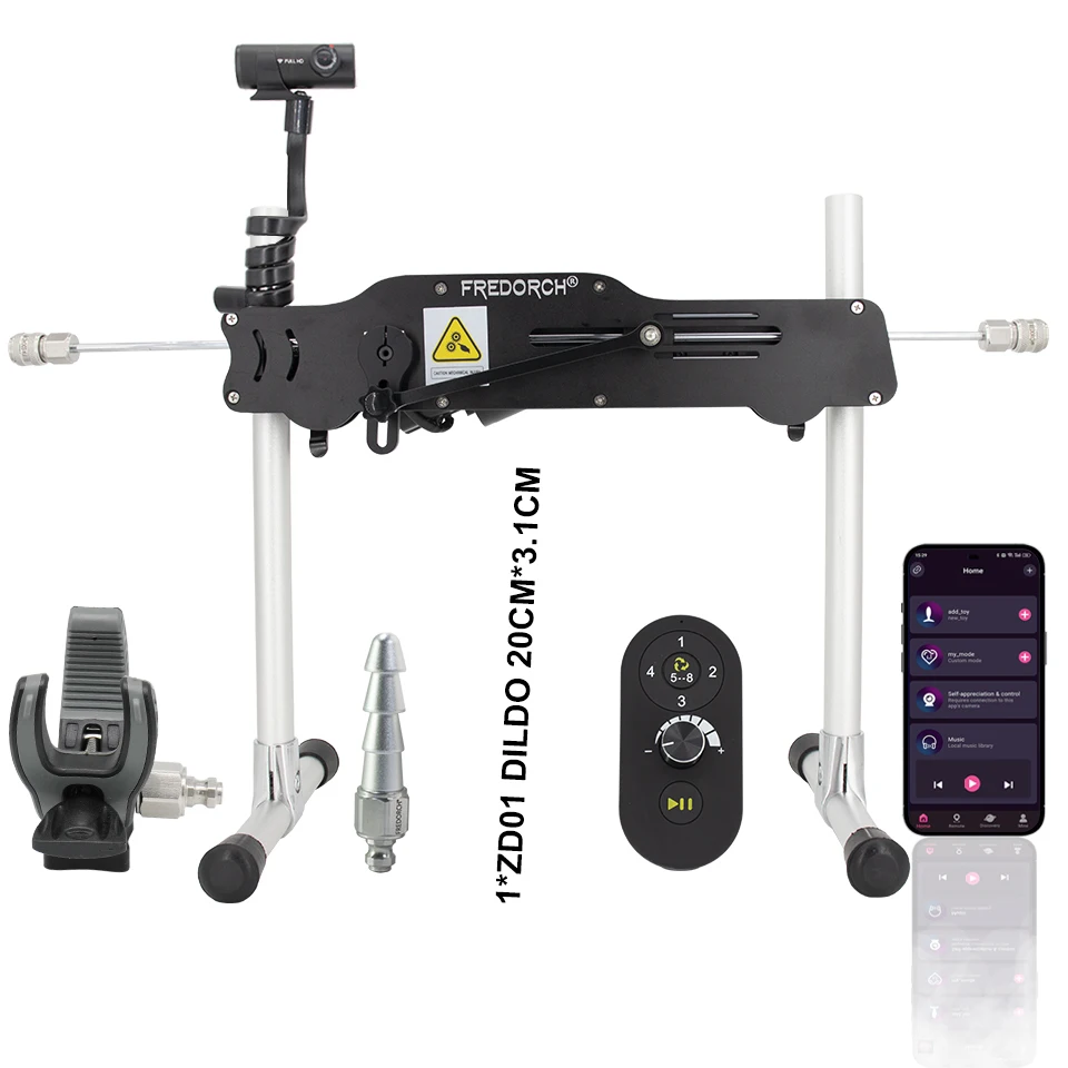 fredorch 120W DIY Telescopic Recreating Linear Actuator Motor Adjustable 4-11CM Stroke With Remote Control Sex Machine Sex Toys