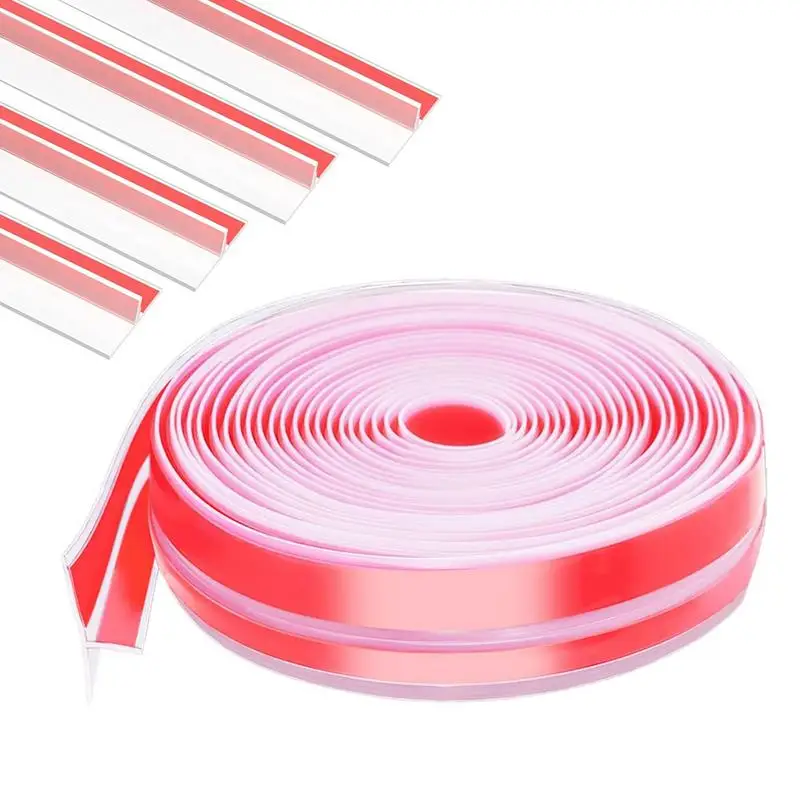 T-Shaped Clear Weather Stripping Door Seals Silicone Flexible Sealing Strip Door Draft Stopper Door Sealing Strip For Sliding