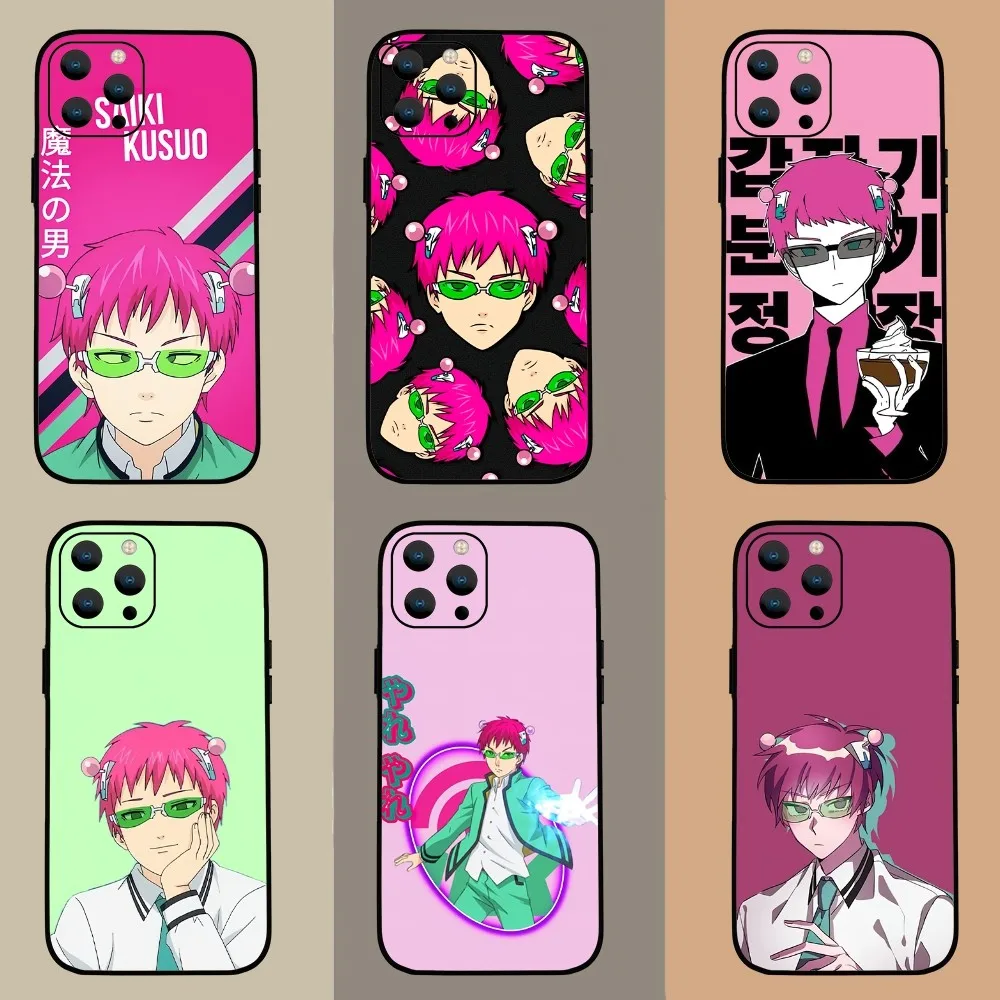 BiliBili The Disastrous Life of Saiki K  Phone Case For Samsung Galaxy A53 A33 A70 A73 A54 A51 A71 A52S 5G Soft Cover Shell