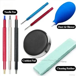 Watch Repair Kits Rubber Dust Air Blower Protector Pads Needle Pen Cleaning Brush Suit Watch Repair Tools Care Kit