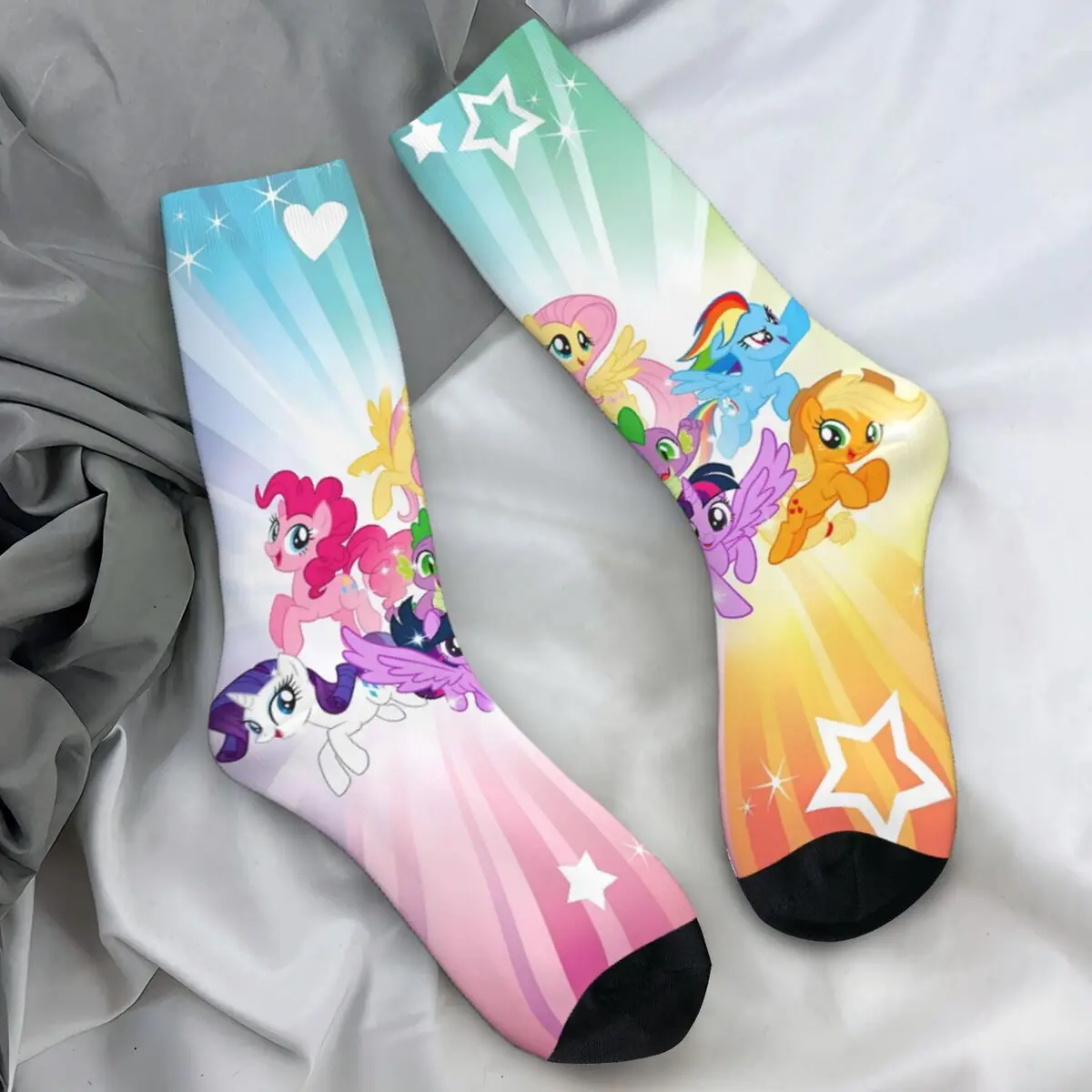 

Men's Socks My Little Pony Stockings Autumn Fashion High Quality Socks Printed Climbing Non-Slip Socks