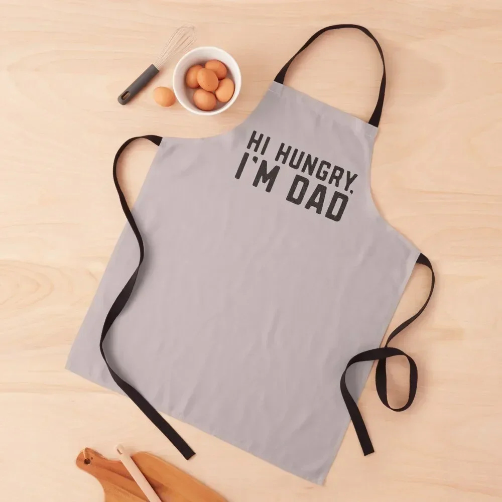 Hungry Dad Joke funny dad pun humor gift for father Apron Chef Uniform For Men Kids japanese woman Apron