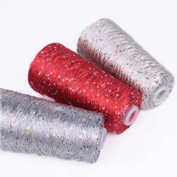Summer Ice Silk Sequin Yarn, Special Mercerized Line, DIY Hand Knitting Thread, Doll Sweater, Handcraft, 2mm, 250g