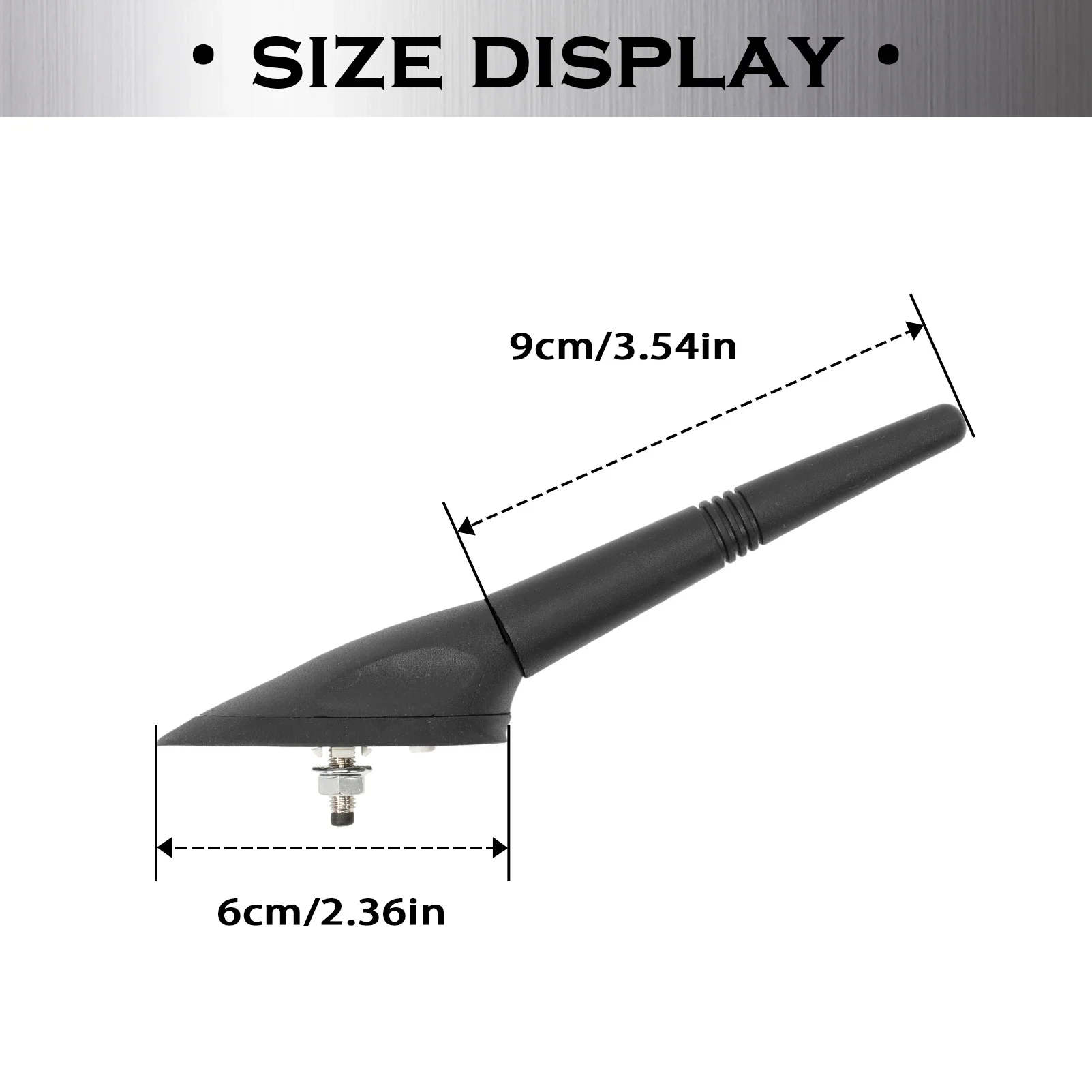 Antena de carro de 35 cm de comprimento 1015-001 para Ford C-Max Ka Escort Fiesta Fusion Focus I Focus II Transit Scorpio Bar