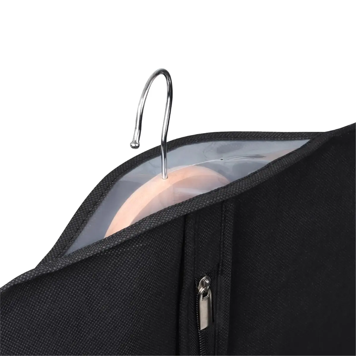Utility Design Premium Clothing Storage Bag 5-Pack, 43 Inch Clothing Bags for Hanging Clothes, Suit Bags for Travel with Clear W